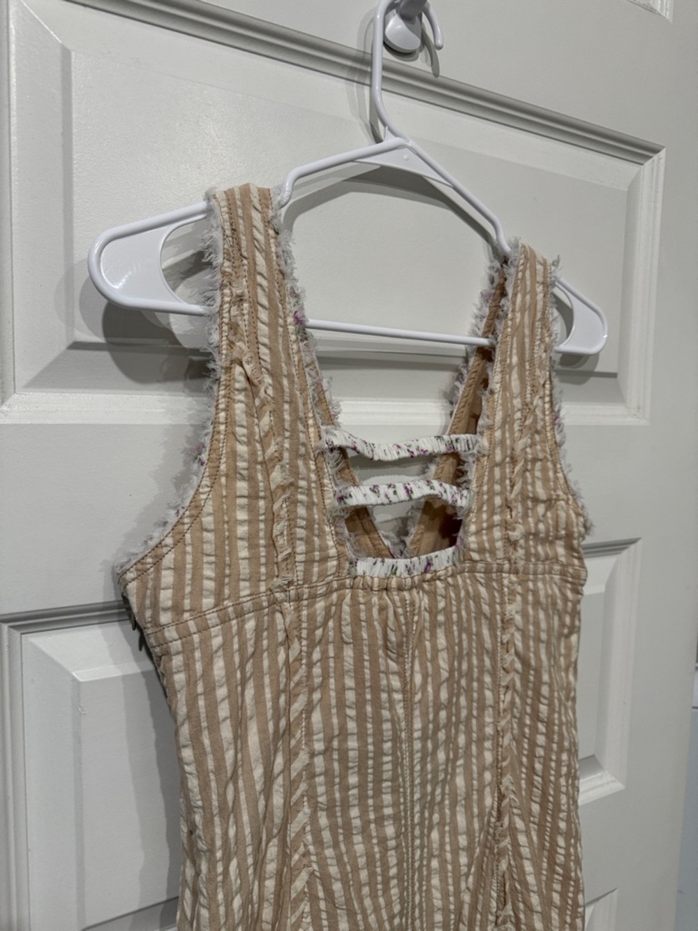 Pilcro V-Neck Ruffle Mini Dress - Picture 7 of 8